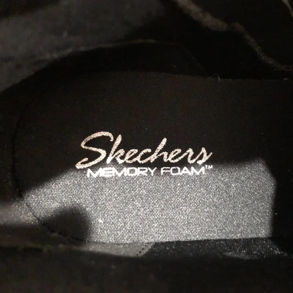 Skechers Brown & Black Leopard Print Ankle Boots w/ Side Zipper SZ 7 NWOT - Picture 7 of 9